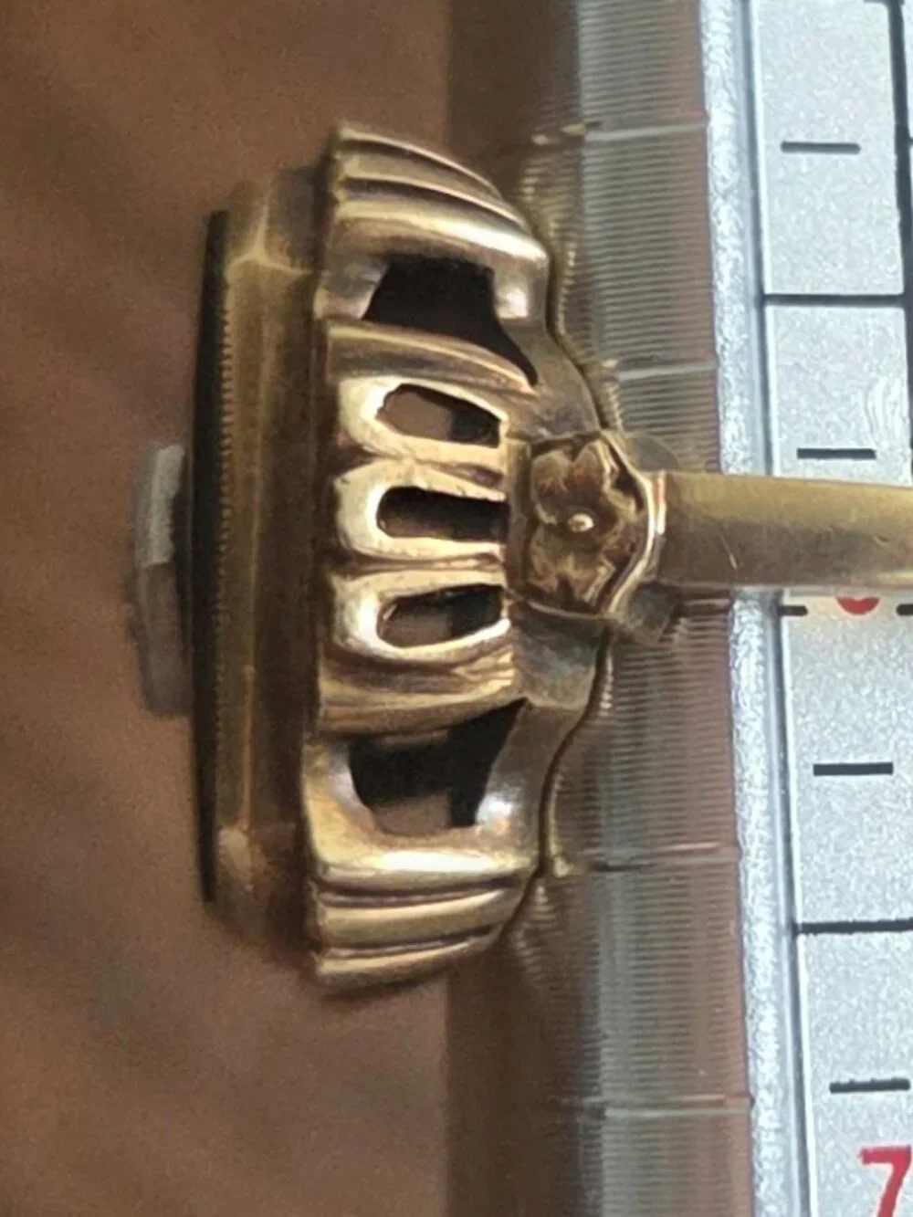 Vintage/Antique Art Deco 10k Yellow Gold Black Onyx & Diamond Ring - Sz 6 - Picture 3 of 7